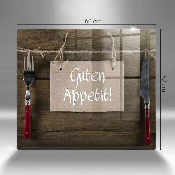 Kitchen worktop protector GUTEN APETIT inscription boards