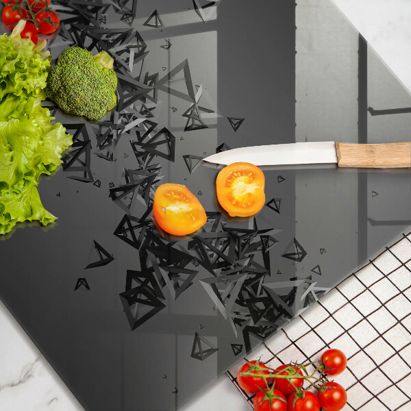 Kitchen worktop protector Abstraction 3D shapes