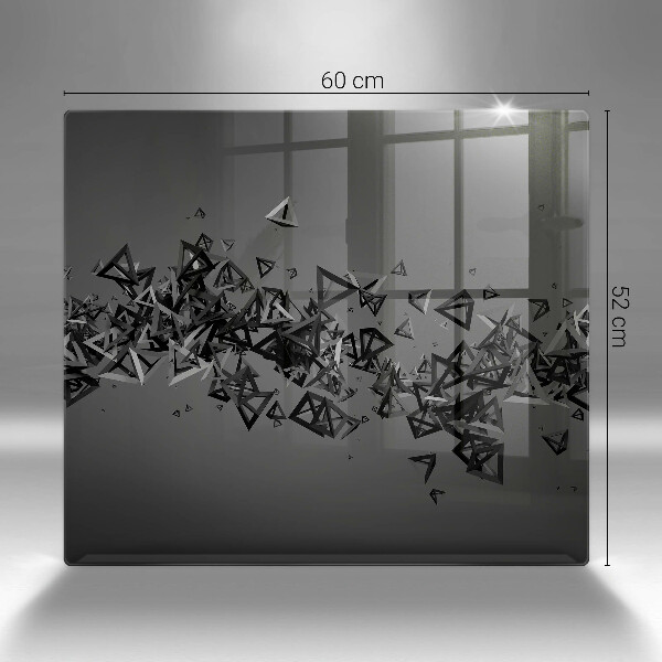 Kitchen worktop protector Abstraction 3D shapes