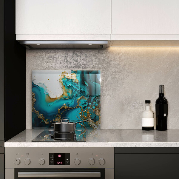 Chopping board Turquoise abstraction