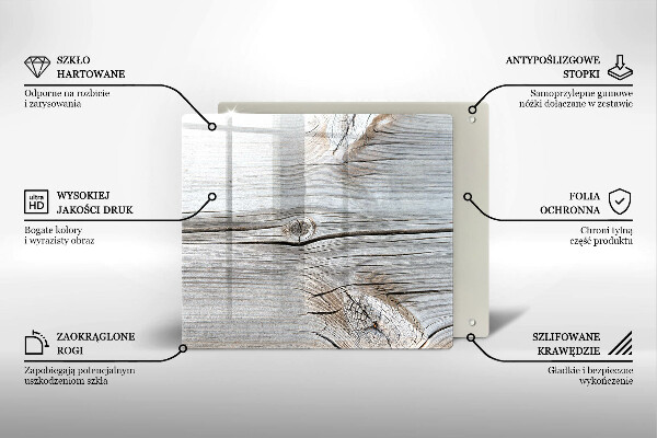 Chopping board Bright wood structure