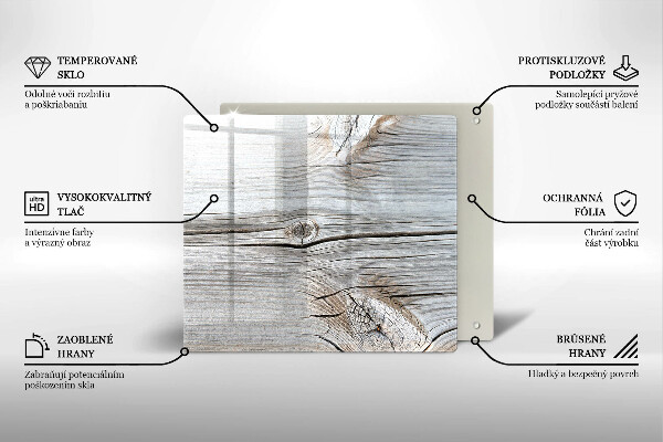 Chopping board Bright wood structure