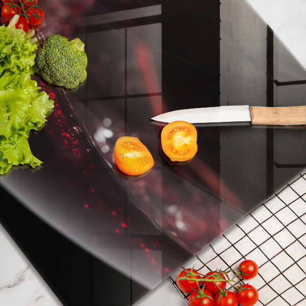 Chopping board Red wine glass