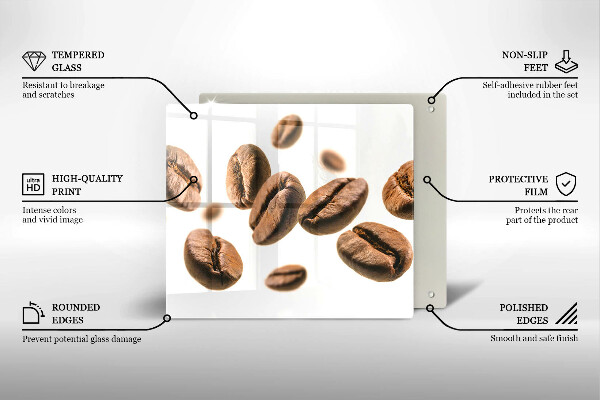 Chopping board Coffee beans