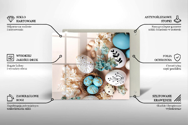 Chopping board Easter decorations