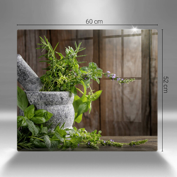 Chopping board Green herbs