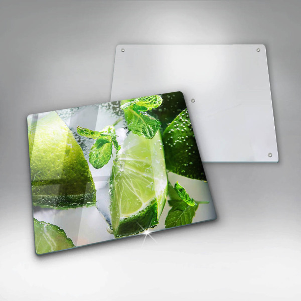 Kitchen worktop protector Water with lime and ice
