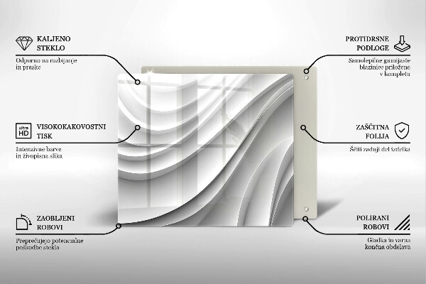 Kitchen worktop protector Geometric lines