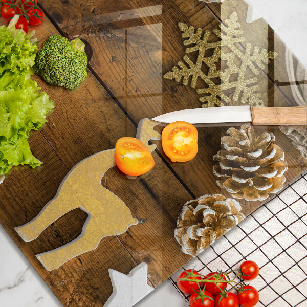 Kitchen worktop protector Christmas decorations