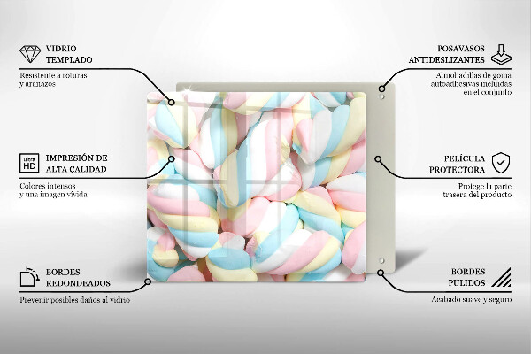 Kitchen worktop protector Colorful foams