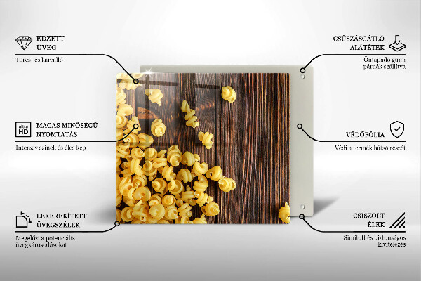 Kitchen worktop protector Pasta on a table