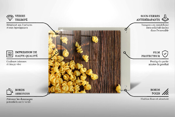 Kitchen worktop protector Pasta on a table