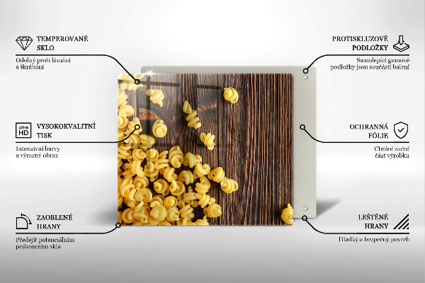 Kitchen worktop protector Pasta on a table