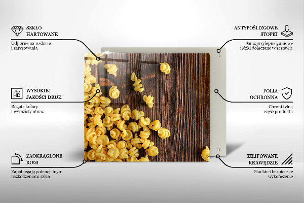 Kitchen worktop protector Pasta on a table