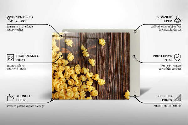 Kitchen worktop protector Pasta on a table