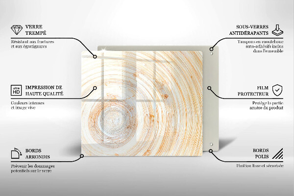 Kitchen worktop protector Wood texture