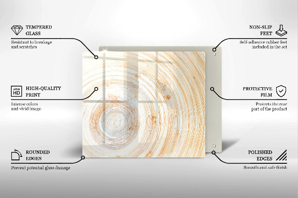 Kitchen worktop protector Wood texture