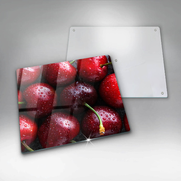Kitchen worktop protector Cherries close-up