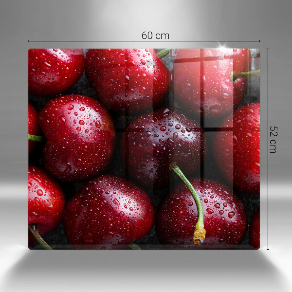 Kitchen worktop protector Cherries close-up
