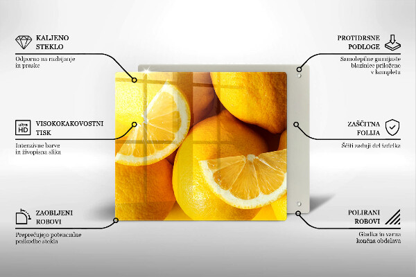 Kitchen worktop protector Juicy lemons