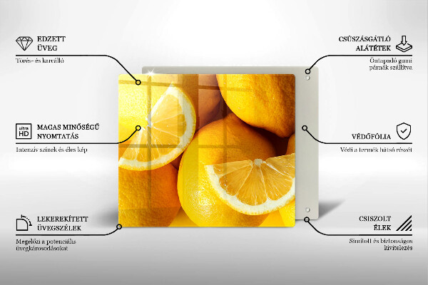 Kitchen worktop protector Juicy lemons