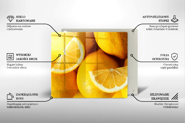 Kitchen worktop protector Juicy lemons