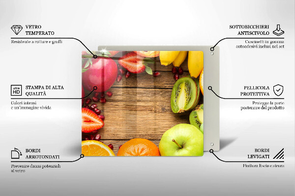 Kitchen worktop protector Fresh fruit
