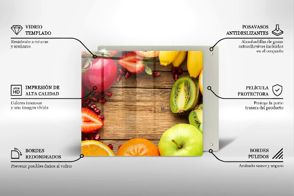 Kitchen worktop protector Fresh fruit