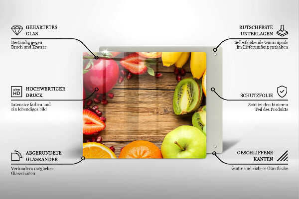 Kitchen worktop protector Fresh fruit