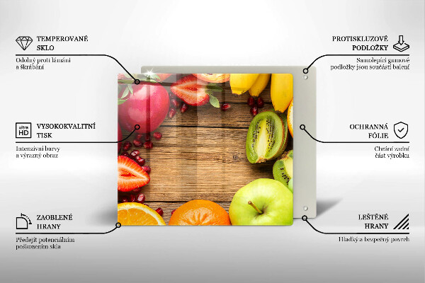 Kitchen worktop protector Fresh fruit