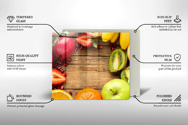 Kitchen worktop protector Fresh fruit