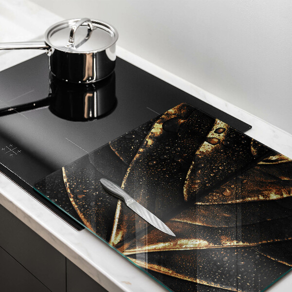 Kitchen worktop protector Golden leaf