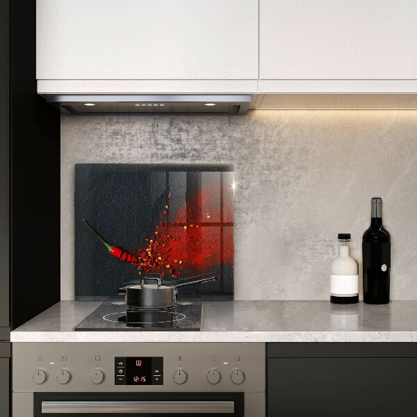 Glass worktop saver Chilli pepper