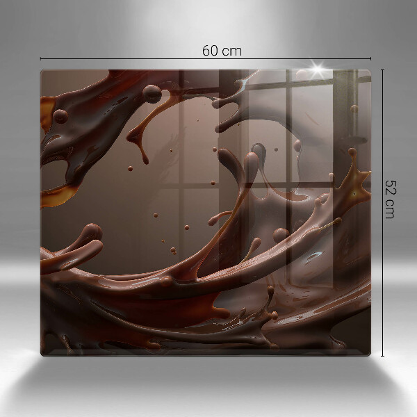 Kitchen worktop protector Liquid chocolate