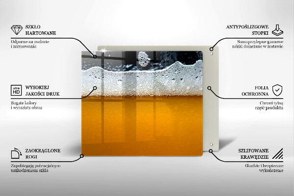 Chopping board Beer drink foam