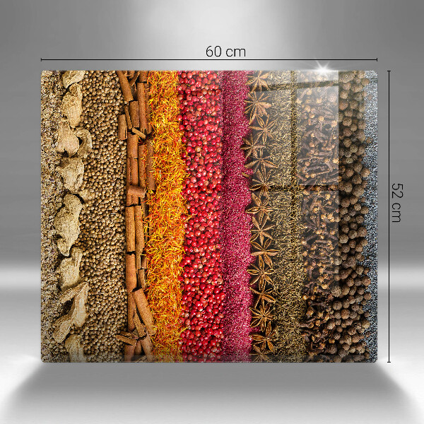 Chopping board Colorful spices