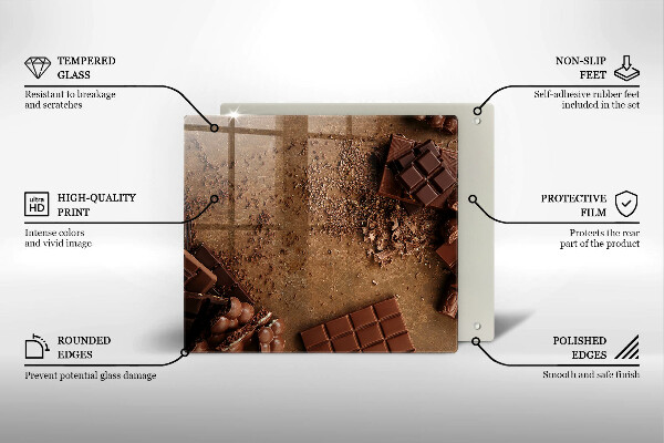 Chopping board Chocolate sweets