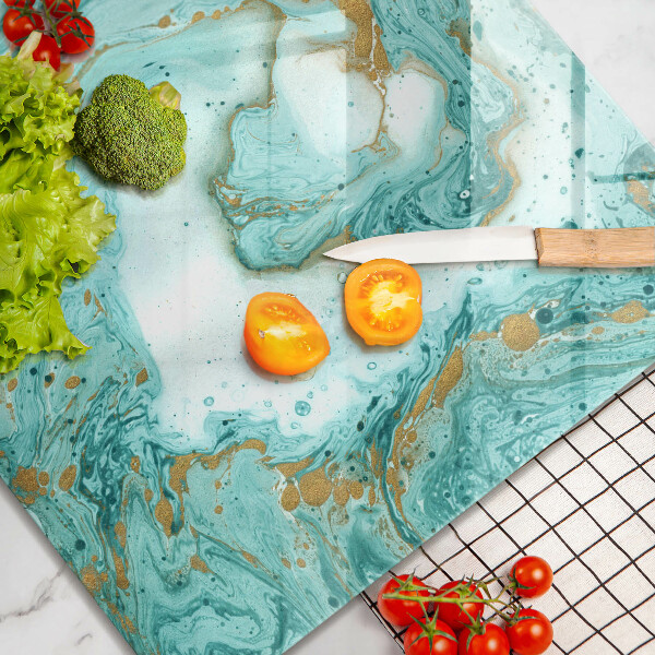 Kitchen worktop protector Blue abstraction