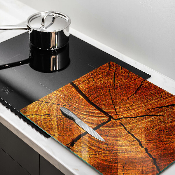 Kitchen worktop protector Wood trunk structure