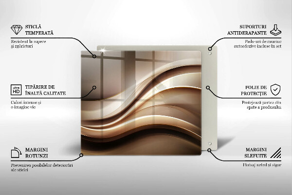 Kitchen worktop protector Abstraction mild lines