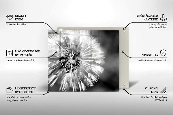 Kitchen worktop protector Delicate dandelion