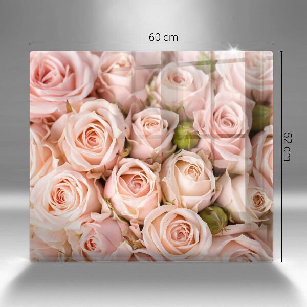 Kitchen worktop protector A delicate bouquet of roses