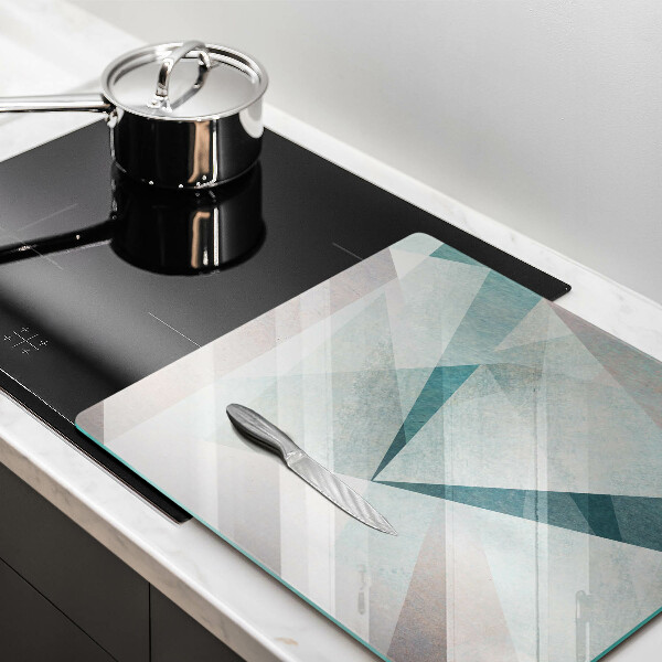 Chopping board glass Sharp abstraction