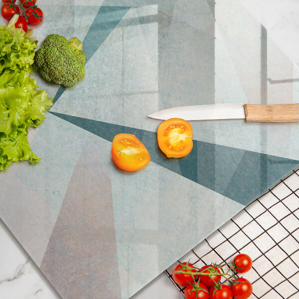 Chopping board glass Sharp abstraction