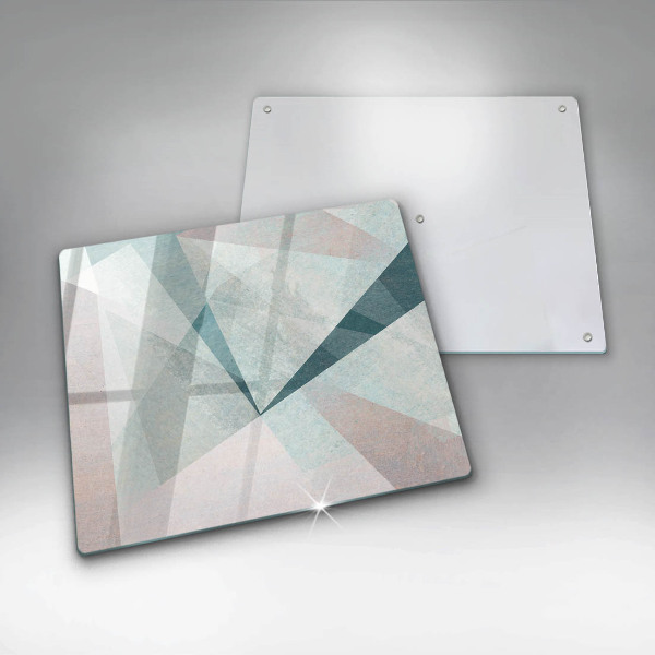 Chopping board glass Sharp abstraction