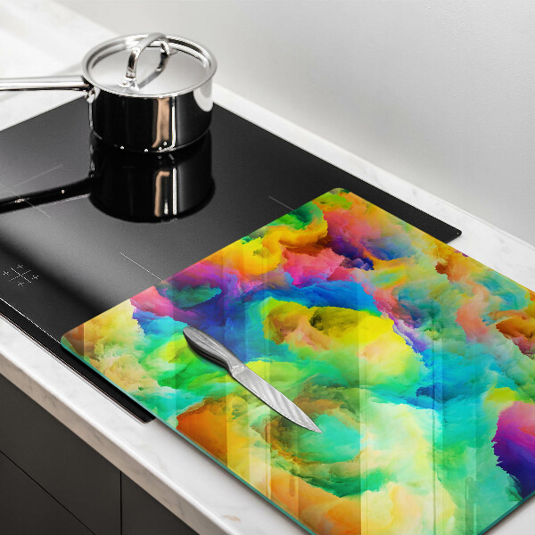 Kitchen worktop protector Colorful abstraction