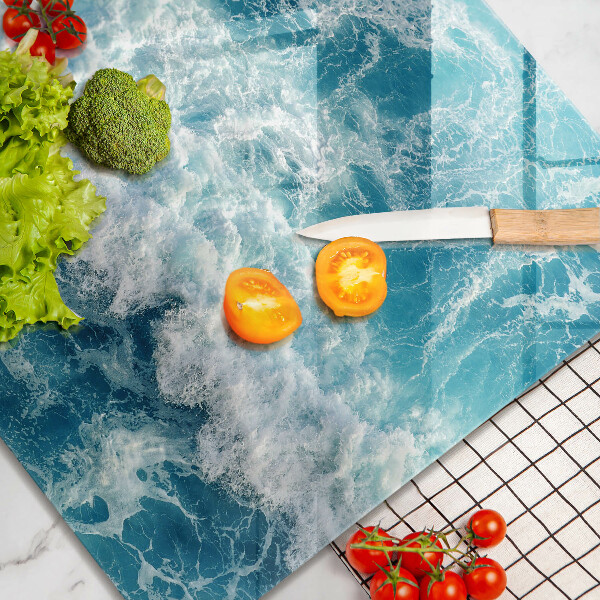 Kitchen worktop protector Water sea waves