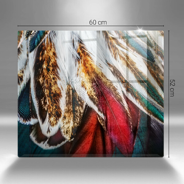 Kitchen worktop protector Boho bird feathers