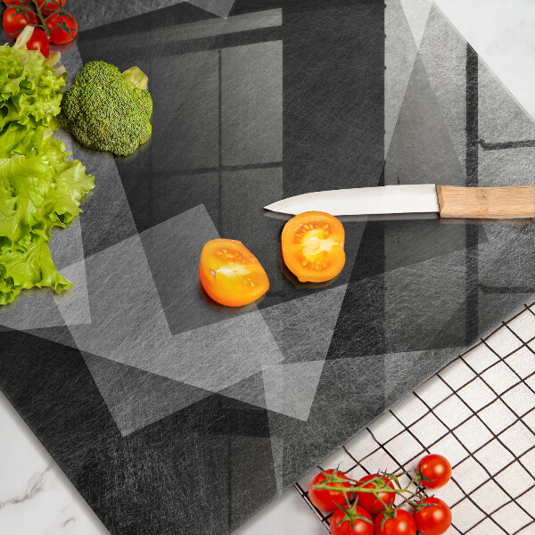 Chopping board Geometric abstraction