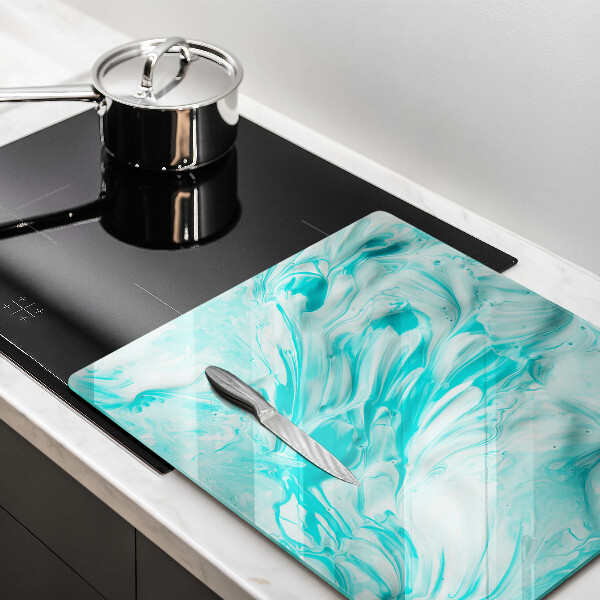 Glass worktop saver Paints abstraction